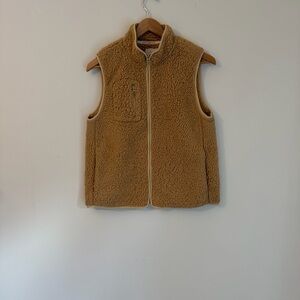 Lucky Brand Tan Sherpa Vest